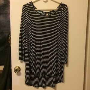 Striped long shirt